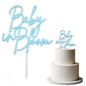 Baby in Bloom Double Layer premium acrylic cake topper- 1 pack