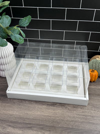 Dessert Shooter Box 12 cavity 5oz- Clear Lid
