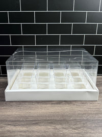 Dessert Shooter Box 12 cavity 5oz- Clear Lid