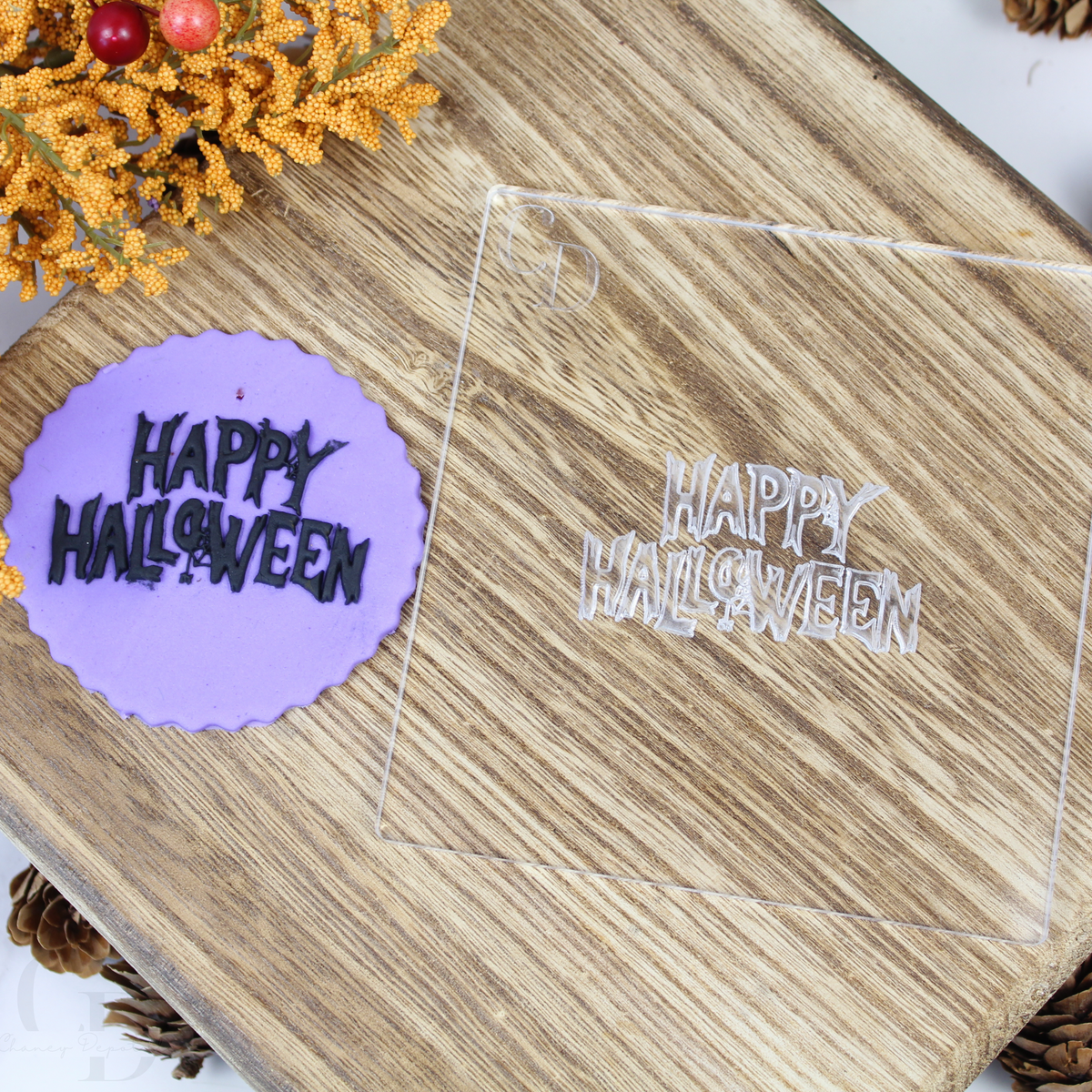 Happy Halloween Acrylic Embosser- 1 Pack