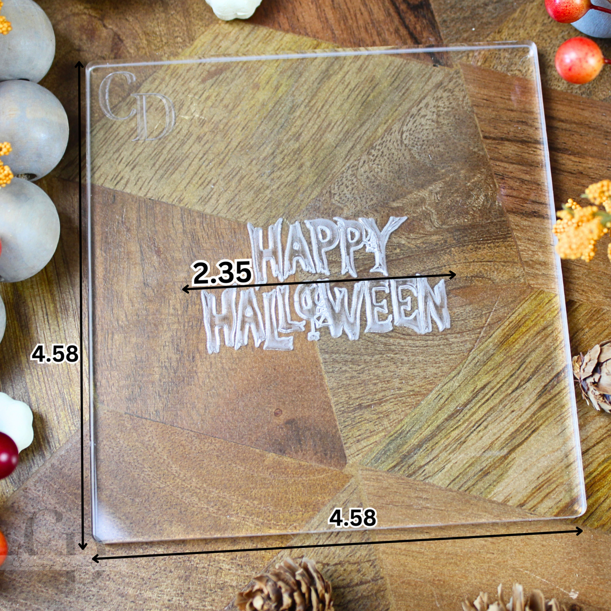 Happy Halloween Acrylic Embosser- 1 Pack
