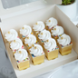Dessert Shooter Box for 12; 3oz square and round shooter cups- Paper box