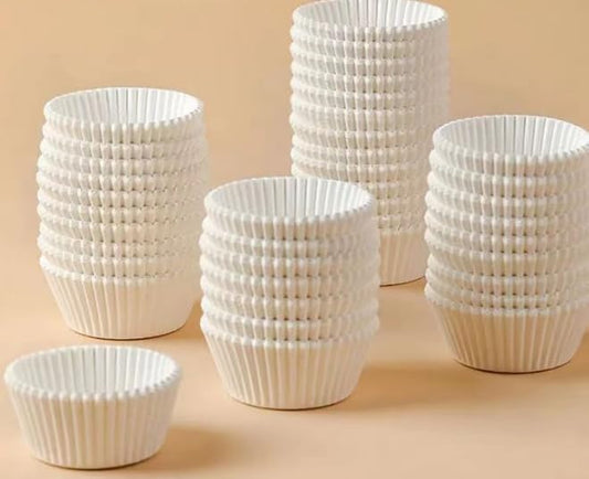 Premium White Paper Cupcake Liners, 1000 Count, Taller Size 2x1.5 Inch Baking Cups for Muffins and Pastries